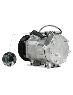 IMC808562 — Iskramotor — Компрессор кондиционера 12V, 8-руч, Iskramotor IMC808562 для JCB 3CX, JCB 4CX, дв. JCB DieselMax 444, аналог 320/08562 в каталоге запчастей Iskramotor на scanros.com